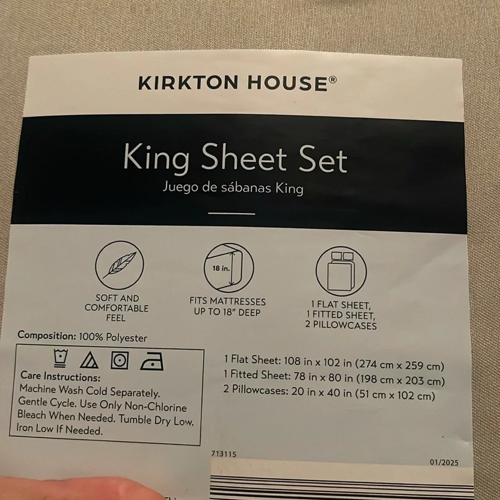 King Sheet Set